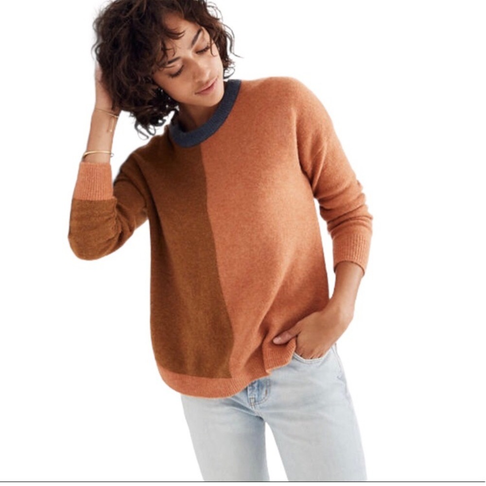 Madewell Westlake Colorblock Sweater